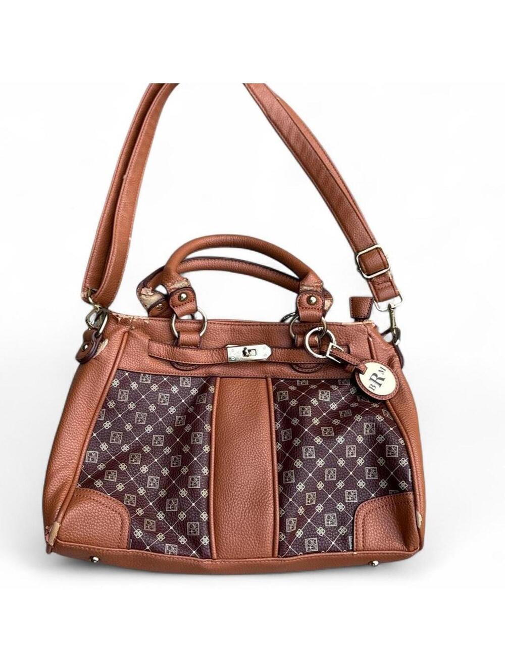 Women's Brown and Tan Bag